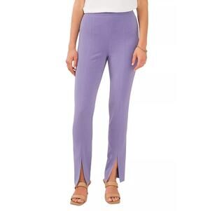New 1.STATE REVOLVE Women's Twilight Purple Split Cuff Straight Pants Size 14W
